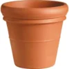 Mega Collections Pot Doppio Bordo D 42 Cm Terracotta