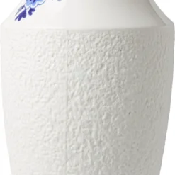 Heinen Delfts Blauw Vaas Bloesem Blauw D 16 H 30,5 Cm