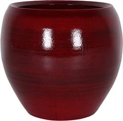 TS Bloempot Cresta D22 H20 Donkerrood