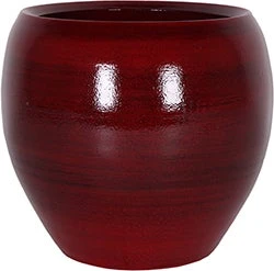 TS Bloempot Cresta D22 H20 Donkerrood 1 TS Bloempot Cresta D22 H20 Donkerrood