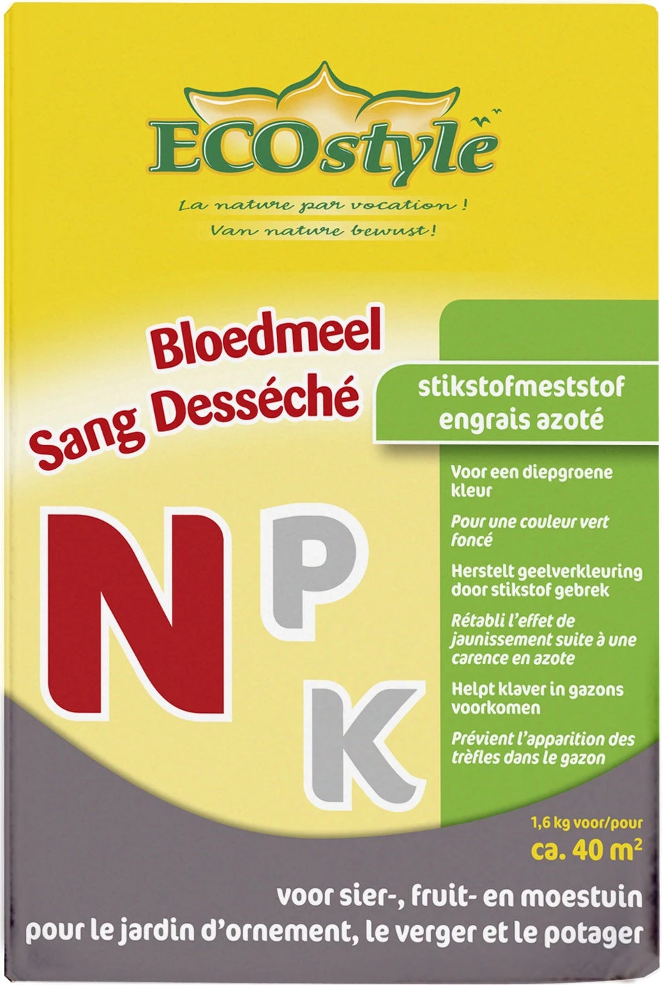 ECOstyle Bloedmeel (N) 1,6 Kg 2 ECOstyle Bloedmeel (N) 1,6 Kg - Afbeelding 2