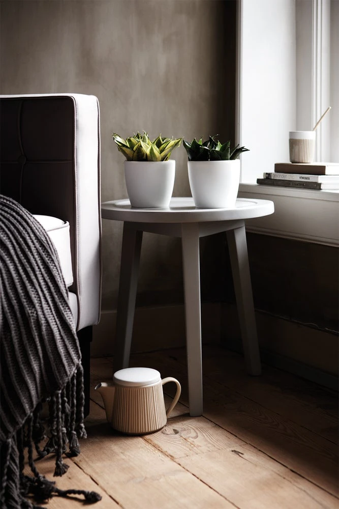 Elho Bloempot Brussels Diamond Rond D 29,6 H 27,2 Cm Wit 3 Elho Bloempot Brussels Diamond Rond D 29,6 H 27,2 Cm Wit - Afbeelding 3