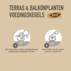 Pokon Bio Terras En Balkonplanten Voeding Langwerkende Kegels 40 Stuks -Groen Blik Verkoop 8711969030183 6