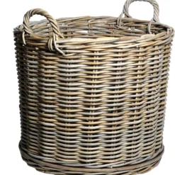 Mega Collections Houtmand Kubu Op Wielen D 65 H 55 Cm