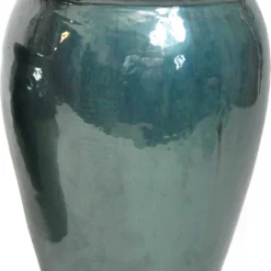 Mega Collections Bloempot Delta Groen D 27 H 40 Cm