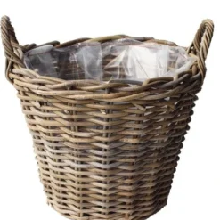 Van Der Leeden Aardappelmand D 39 X H 30 Cm Antiek Grijs