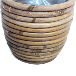 Van Der Leeden Bloempot Grijs D 18 H 16 Cm