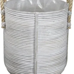 Van Der Leeden Opbergmand Wit D 45 H 50 Cm