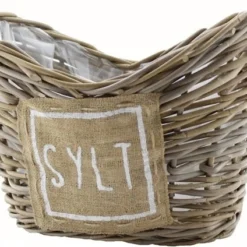 Van Der Leeden Plantenmand Rattan Naturel 50 X 39 X 34 Cm