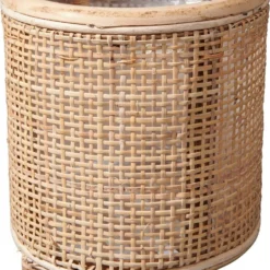 Van Der Leeden Bloempot Op Poten Webbing Naturel D 17 H 18 Cm