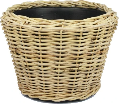 Van Der Leeden plantenmand Blond naturel D 32 H 23 cm 1 Van Der Leeden plantenmand Blond naturel D 32 H 23 cm