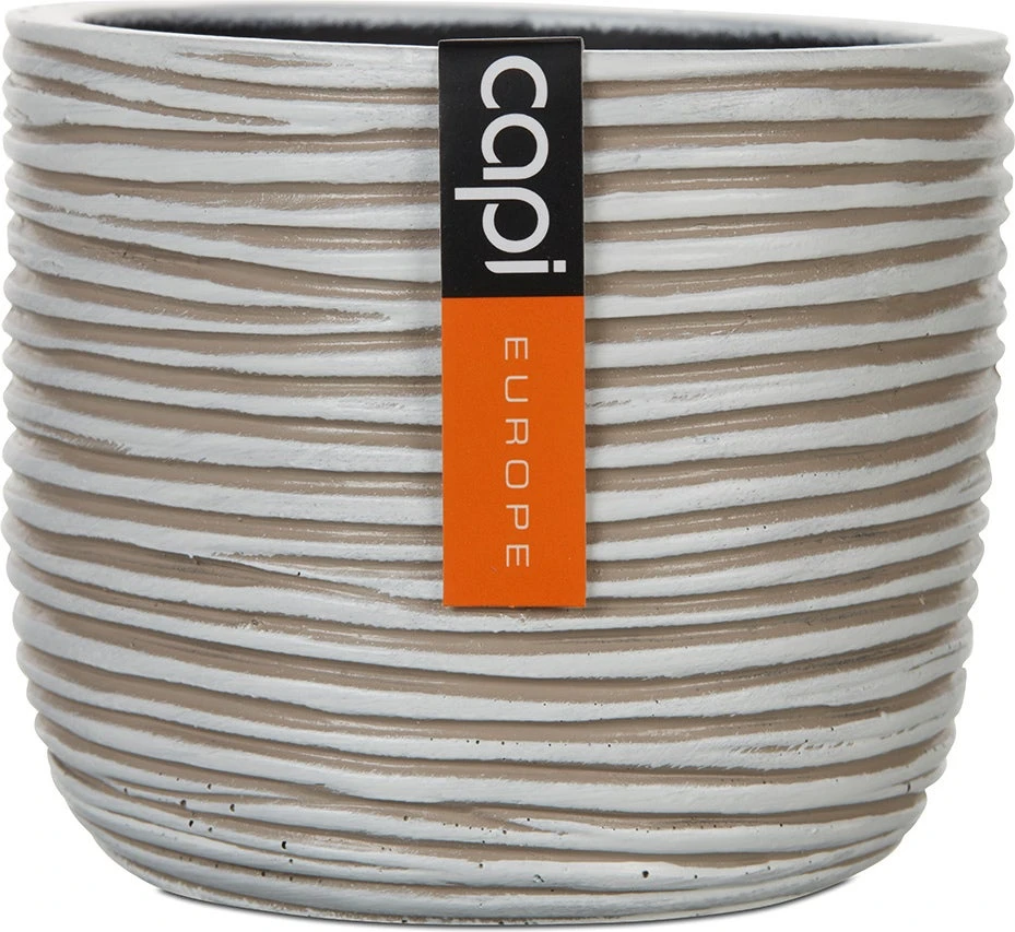 Capi Europe Bloempot Nature-Rib Crème D 17 H 15,7 Cm 1 Capi Europe Bloempot Nature-Rib Crème D 17 H 15,7 Cm