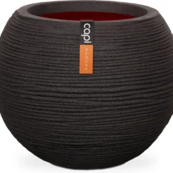 Capi Europe Bloempot Nature-Rib Zwart D 40 H 32 Cm