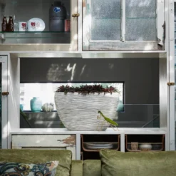 Capi Europe Bloempot Nature-Rib Ivoor 59 X 14 X 35 Cm -Groen Blik Verkoop 8716443061646 2