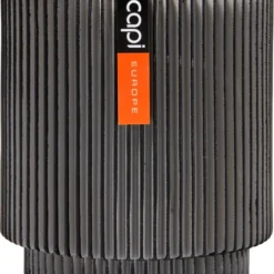 Capi Europe Bloempot Groove Antraciet D 15 H 17 Cm