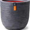 Capi Europe Bloempot Nature-Rib Grijs D 35 H 34 Cm