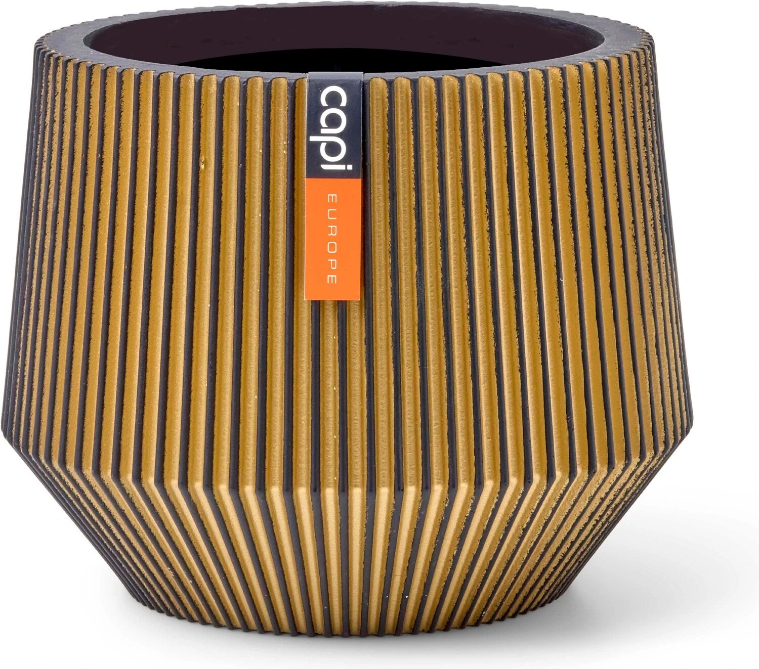 Capi Europe Bloempot Groove Goud D 16 H 12,8 Cm 1 Capi Europe Bloempot Groove Goud D 16 H 12,8 Cm