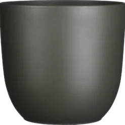 Everydays Bloempot D 28 H 25 Cm Mat Donkergroen