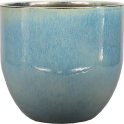 Bela Arte Bloempot Mason Blauw D 28 H 28 Cm