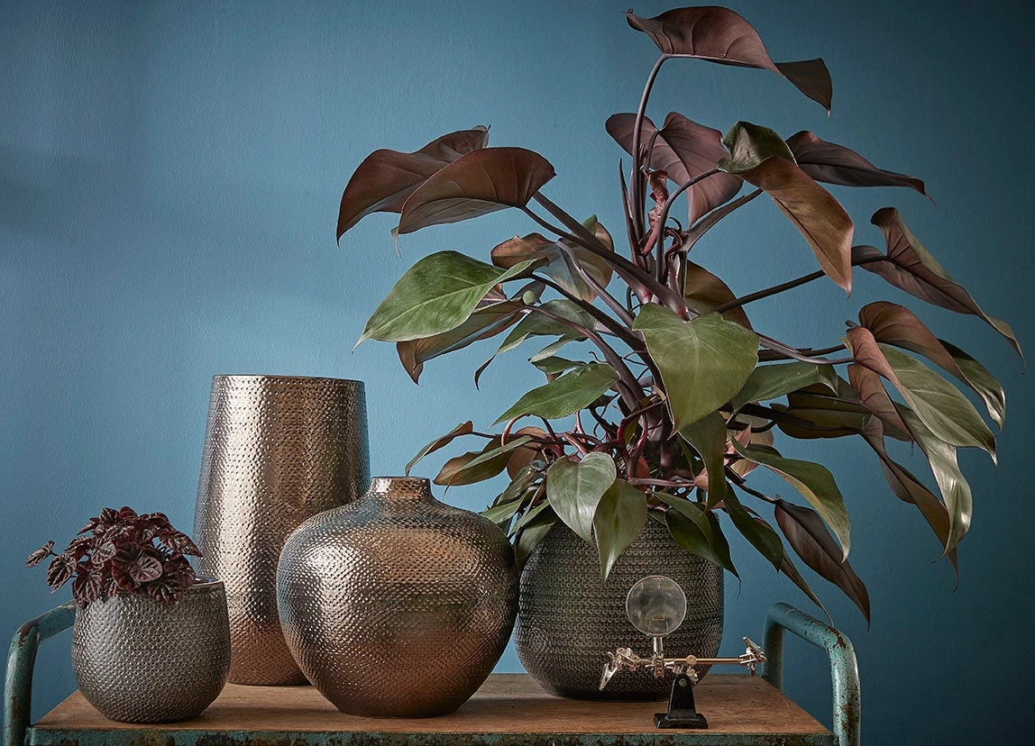 Mica Decorations Bloempot Gabriel D 18 H 16 Brons 2 Mica Decorations Bloempot Gabriel D 18 H 16 Brons - Afbeelding 2