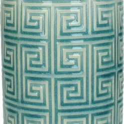 HD Collection Vaas Marwa Blauw 13 X 13 X 25 Cm