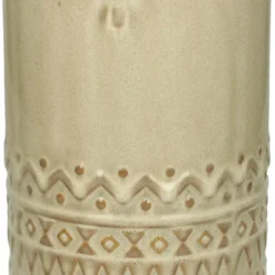 HD Collection Vaas Beige D 13 H 25 Cm