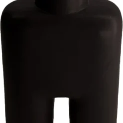 Dijk Natural Collections Vaas Hielke Zwart 17,2 X 8,5 X 25,5 Cm