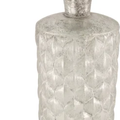 Dijk Natural Collections Fles Benny Zilver D 19 H 38 Cm
