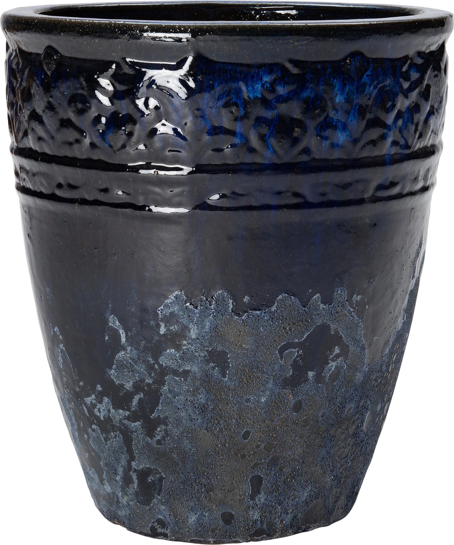 Intratuin Bloempot Andy Blauw D 36 H 40 Cm 1 Intratuin Bloempot Andy Blauw D 36 H 40 Cm