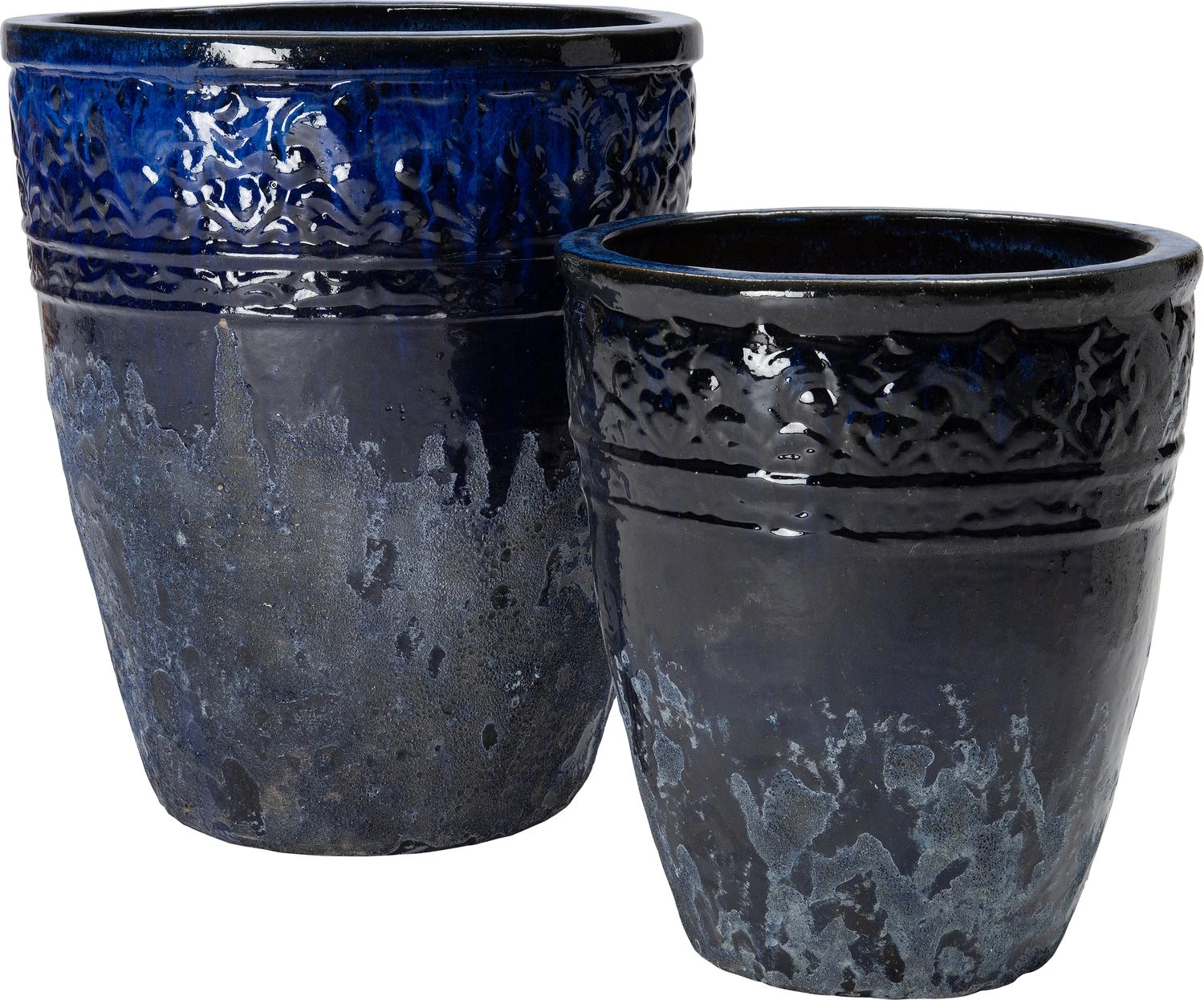 Intratuin Bloempot Andy Blauw D 36 H 40 Cm 2 Intratuin Bloempot Andy Blauw D 36 H 40 Cm - Afbeelding 2