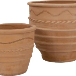 Intratuin Bloempot Hellas Terracotta D 55 H 50 Cm -Groen Blik Verkoop 8720196182565 2