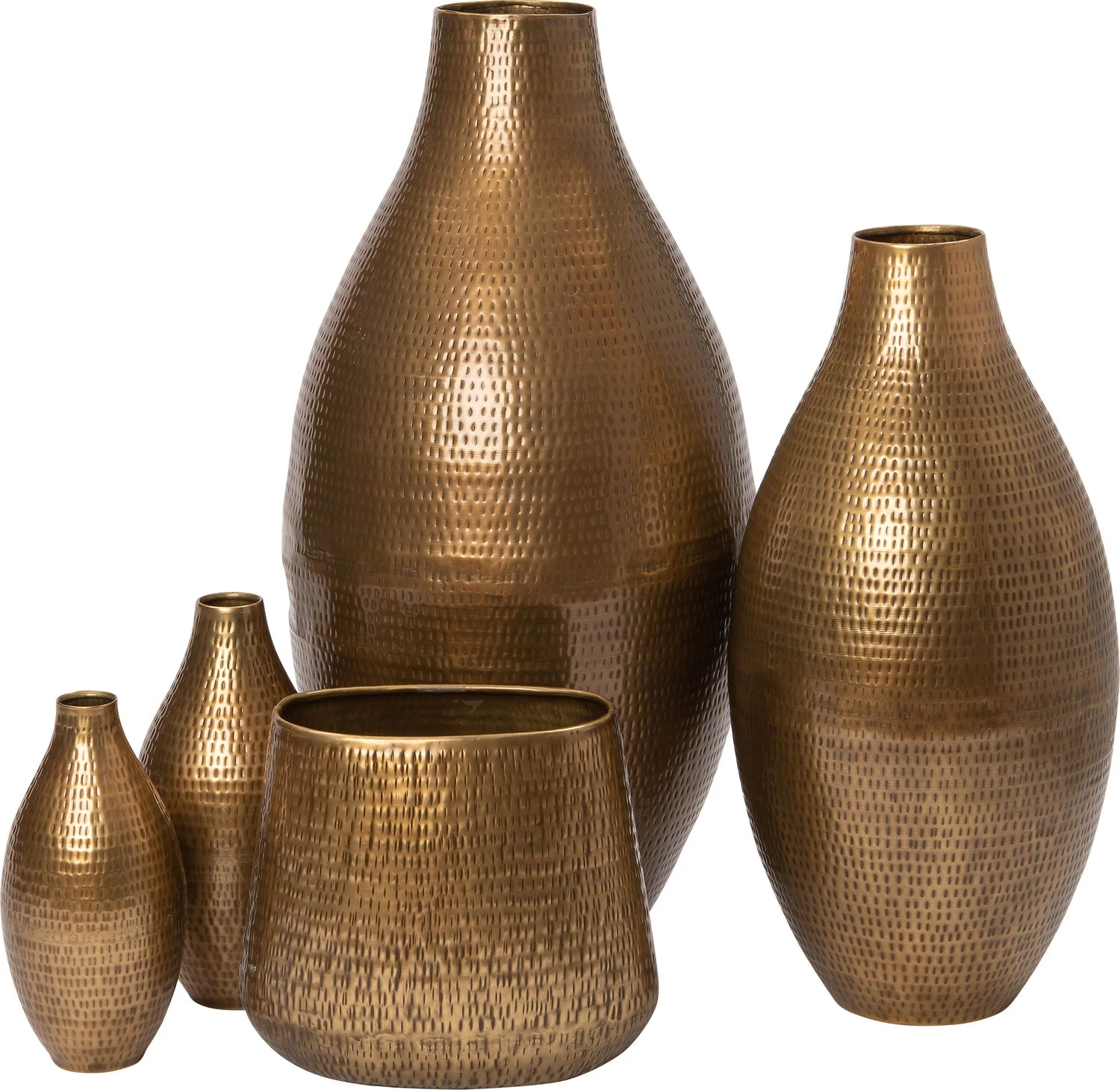 Intratuin vaas Alee goud D 24 H 65 cm 2 Intratuin vaas Alee goud D 24 H 65 cm - Afbeelding 2