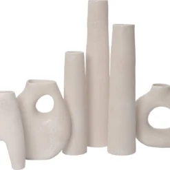 Intratuin Vaas Umeo Wit D 11,5 H 50 Cm -Groen Blik Verkoop 8720196320554 2