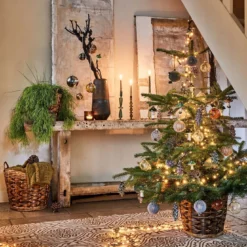 Intratuin Vaas Taby Bruin 20 X 44 Cm -Groen Blik Verkoop 8720196320752 2