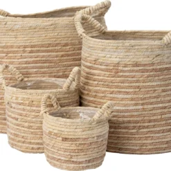 Intratuin plantenmand Xean Naturel D 30 H 30 cm 3 Intratuin plantenmand Xean Naturel D 30 H 30 cm -Groen Blik Verkoop 8720196328475 2