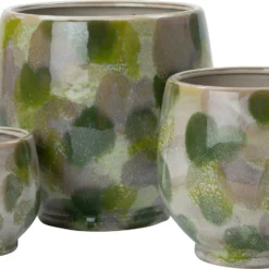 Intratuin Bloempot Emin Groen D 20,5 H 19,7 Cm -Groen Blik Verkoop 8720196344505 1