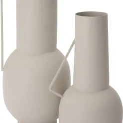 Intratuin Vaas Linn Wit 17 X 22 X 35 Cm -Groen Blik Verkoop 8720196352043 1