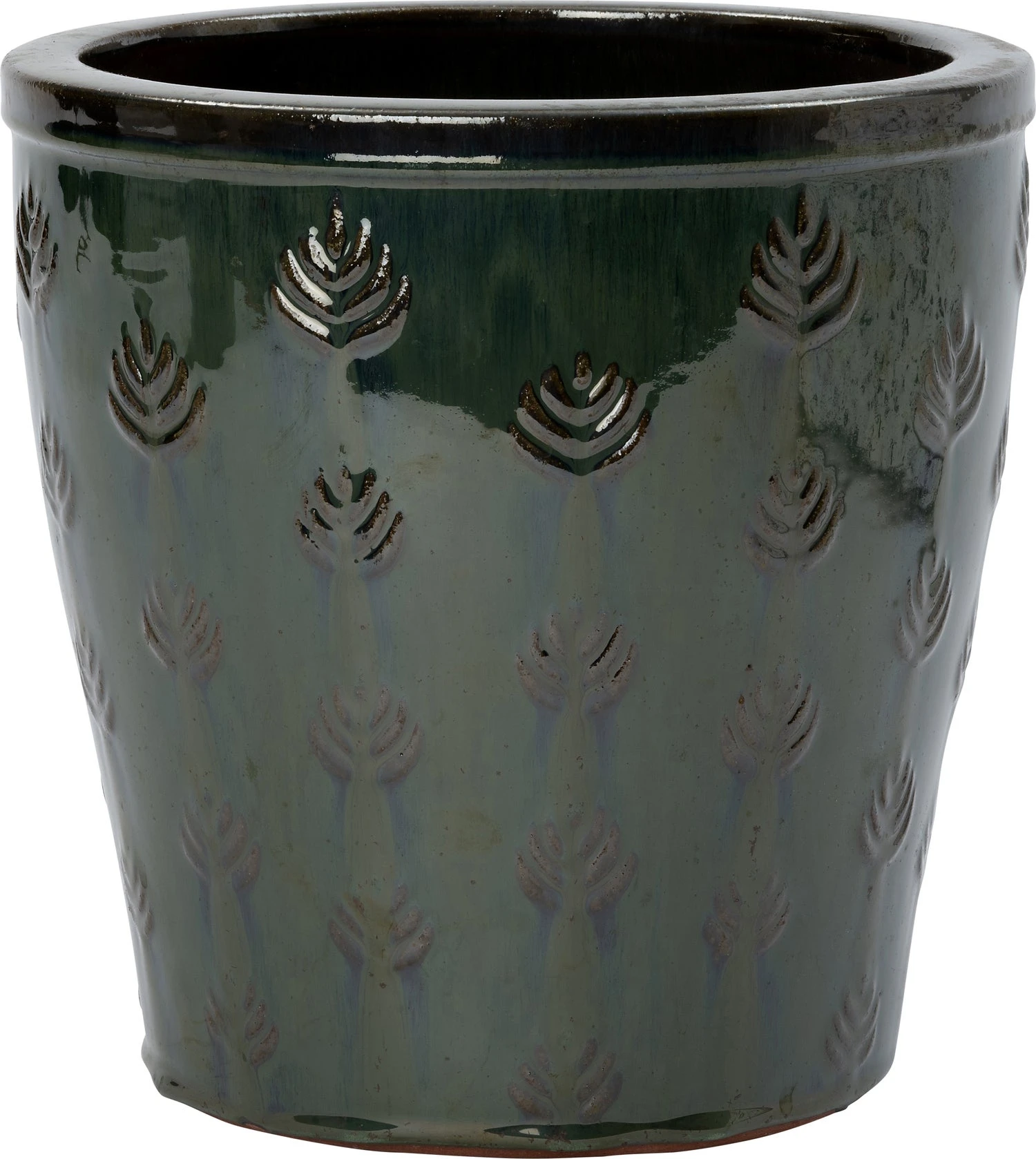 Intratuin Bloempot Varen Groen D 37 H 37 Cm 1 Intratuin Bloempot Varen Groen D 37 H 37 Cm