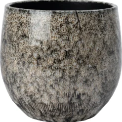 Intratuin Bloempot Eren Grijs D 14 H 16 Cm