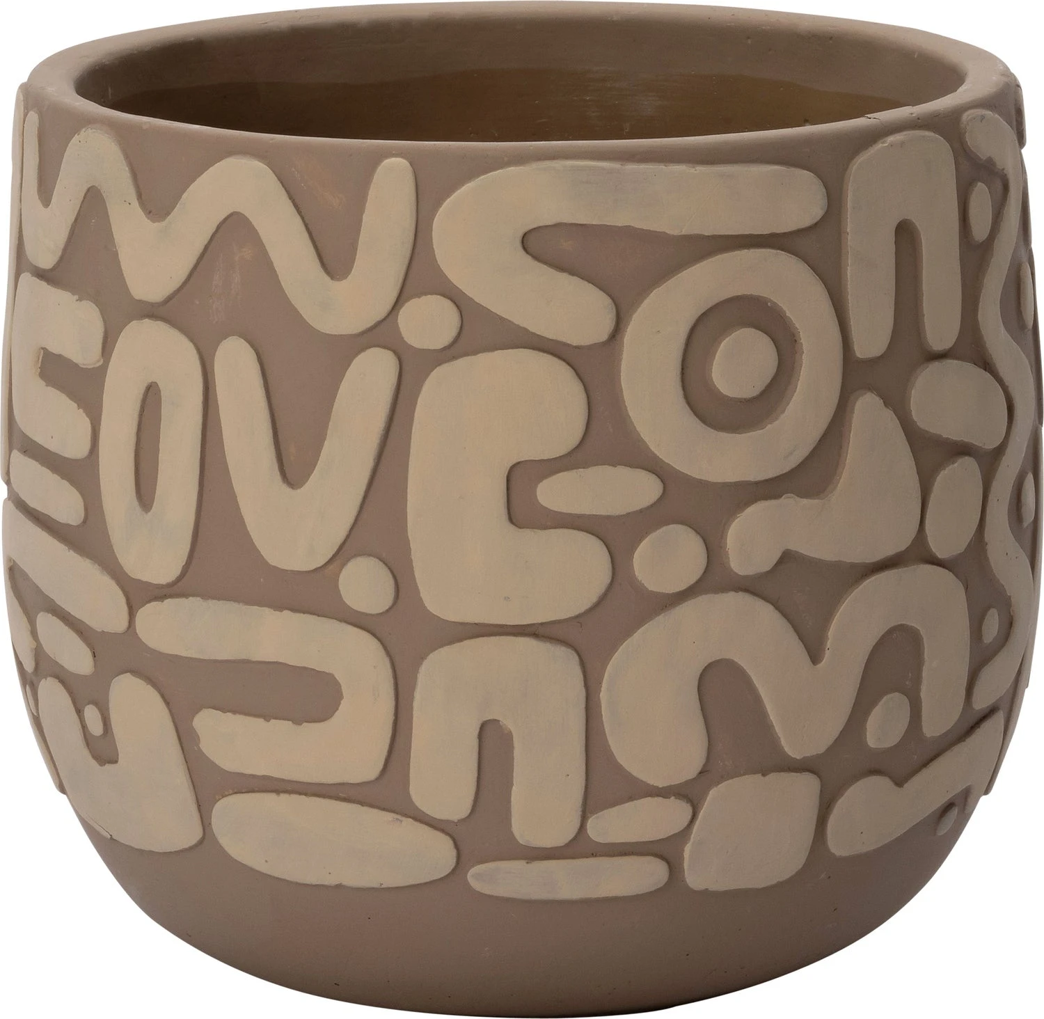 Intratuin Bloempot Bori Bruin D 18,5 H 16,5 Cm 1 Intratuin Bloempot Bori Bruin D 18,5 H 16,5 Cm